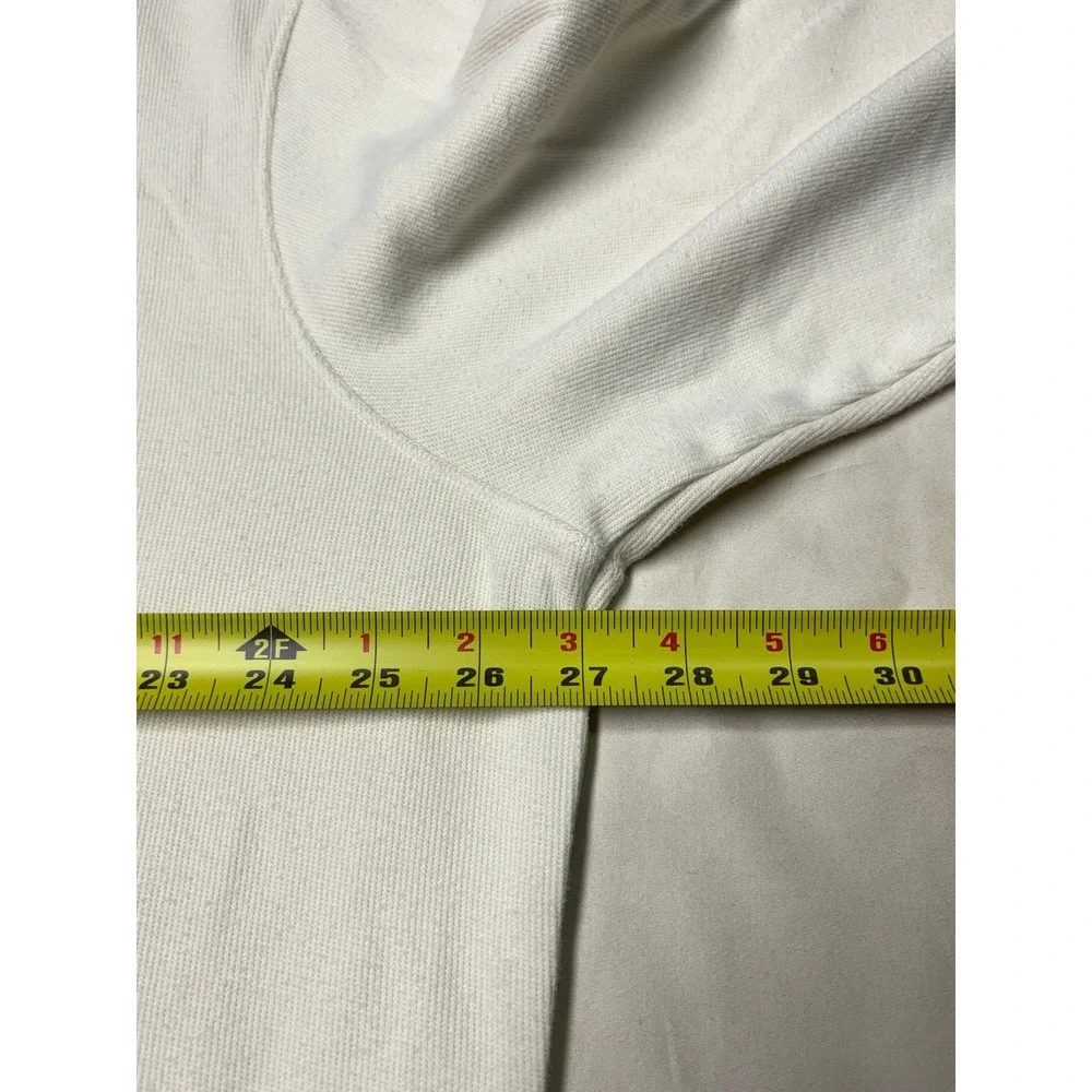 Polo Ralph Lauren Performance Mens XXL Cream Full Zip Sweatshirt Mock Neck White